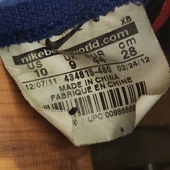 Nike SB Mavrk Low Sneakers Skate 434815-480 Blue Orange Canvas Men's Size 10 - Picture 2 of 10